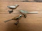 3 glazen antieke vogels, Ophalen, Zo goed als nieuw
