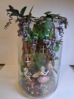 Glazen pot flowerfairy's, Ophalen of Verzenden