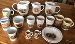 MOOI  SERVIES MET OT EN SIEN ILLUSTRATIES, Gebruikt, Ophalen of Verzenden, Overige stijlen, Aardewerk