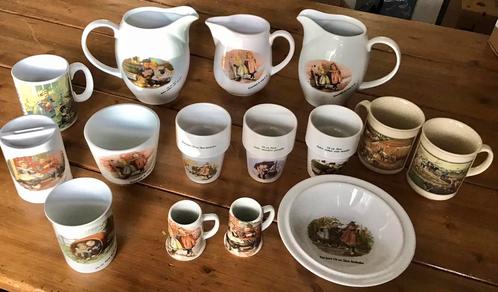 MOOI  SERVIES MET OT EN SIEN ILLUSTRATIES, Huis en Inrichting, Keuken | Servies, Gebruikt, Compleet servies, Overige stijlen, Aardewerk