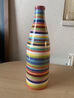 Regenboog vaas aardewerk 35cm (Xenos), Overige kleuren, Aardewerk of Porselein, Ophalen of Verzenden, Zo goed als nieuw