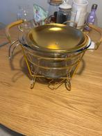Glazen Soeppot met Gouden Details, Ophalen, Nieuw