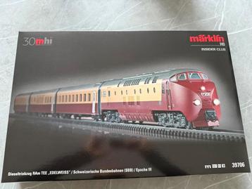 Märklin 39706 H0 Vierdelig treinstel van de SBB/NS! NIEUW! beschikbaar voor biedingen