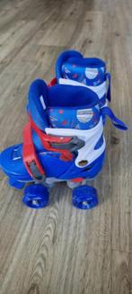 Rolschaatsen verstelbaar maat 27-30 blauw rood wit, Ophalen, Kinderen, Verstelbaar, Gebruikt