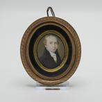 Portretminiatuurtje 19e-eeuw, Ophalen of Verzenden