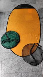 2 uitklapbare Festival/Strandmatten lichtgewicht in draagtas, Ophalen of Verzenden