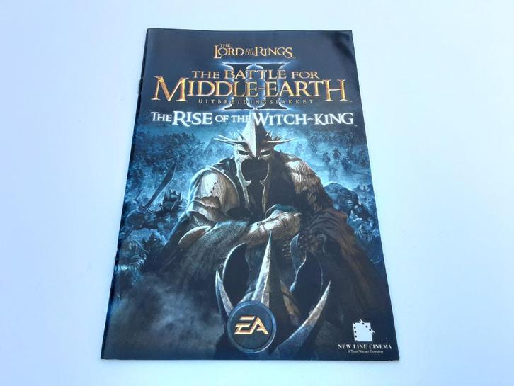 LOTR Battle for Middle Earth Rise of the Witch-King keycode, Spelcomputers en Games, Games | Pc, Zo goed als nieuw, Strategie en Constructie
