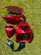 Piaggio zip kappenset - Candy Red, Fietsen en Brommers, Brommeronderdelen | Scooters, Ophalen of Verzenden, Gebruikt, Kap, Piaggio