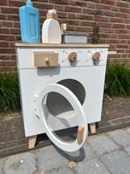 Houten speelgoed meisje: poppenwagen en wasmachine, Ophalen, Gebruikt