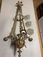 108 cm groot, koper hanglamp, Ophalen, Gebruikt