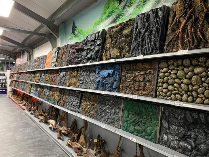 3D aquarium achterwanden ruim 60 soorten, Dieren en Toebehoren, Vissen | Aquaria en Toebehoren, Nieuw, Leeg aquarium, Ophalen of Verzenden