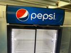 Pepsi koelkast 2 schuifdeuren 5 dragers er in voor blikjes, Witgoed en Apparatuur, Ophalen of Verzenden