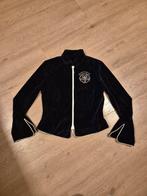 Donkerblauw fluwelen jasje maat M, Kleding | Dames, Jasjes, Kostuums en Pakken, Maat 38/40 (M), Blauw, Ophalen of Verzenden, Zo goed als nieuw