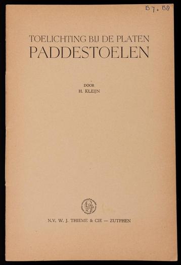 schoolplaat boekje    Paddestoelen  beschikbaar voor biedingen