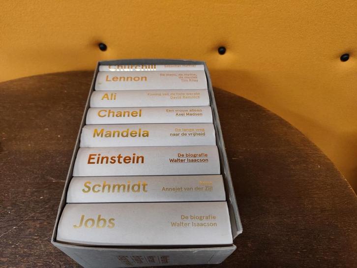 Volledige Boekenbox: "Markante Mensen, Briljante Biografien", Boeken, Biografieën, Zo goed als nieuw, Ophalen of Verzenden