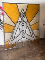 Glas in lood raam, chakra, alternatieve geneeswijzen, Ophalen, Zo goed als nieuw