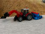 MF met lemken zaaimachine Siku, Ophalen of Verzenden, Gebruikt, Tractor of Landbouw, SIKU
