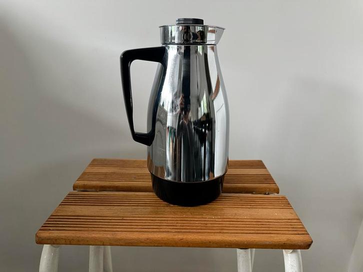 Thermoskan vintage roestvrij voor koffie of thee ‘70-‘80, Huis en Inrichting, Keuken | Keukenbenodigdheden, Ophalen