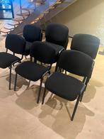 10 Nieuwe Zwarte Vergaderstoelen Stapelbaar, Huis en Inrichting, Stoelen, Zwart, Degelijk, Nieuw, Ophalen of Verzenden