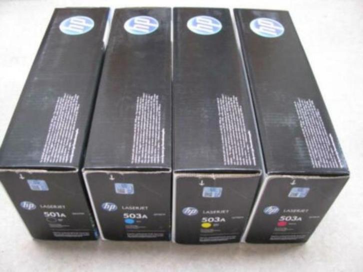 Set toners HP Q6470A-Q7581A-Q7582A-Q7583 HP CP3505-3800, Computers en Software, Printerbenodigdheden, Nieuw, Toner, Ophalen of Verzenden