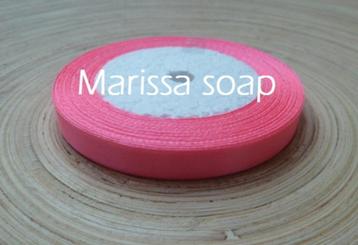 Rol satijnlint roze - 10mm breed | hobby - linten knutselen beschikbaar voor biedingen