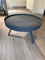 Mooie en stevige salontafel, staal met betonlook grijs, Huis en Inrichting, Tafels | Salontafels, Ophalen, 50 tot 100 cm, Rond
