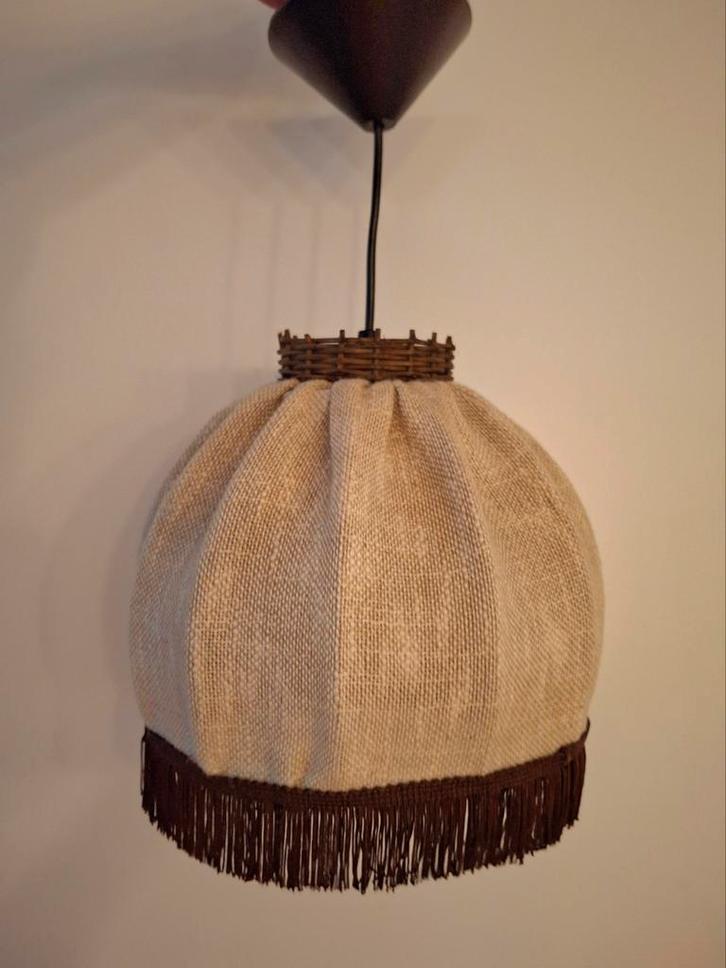 Jaren 80 hanglamp, Huis en Inrichting, Lampen | Hanglampen, Zo goed als nieuw, Minder dan 50 cm, Ophalen of Verzenden