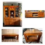 Complete teakhouten woonkamer set, Huis en Inrichting, Ophalen, Gebruikt, 200 cm of meer, Teakhout