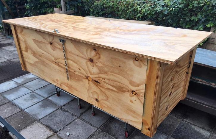 Tuinartikelen tuinspullen kisten tuinkisten terraskisten, Tuin en Terras, Bergingen en Tuinkasten, Nieuw, Overige typen, Hout