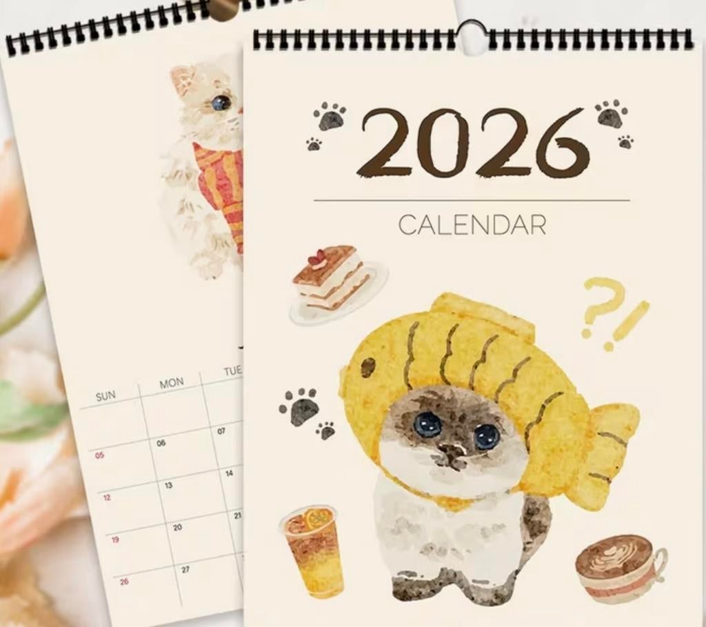 Katten kalender, Ophalen of Verzenden, Nieuw