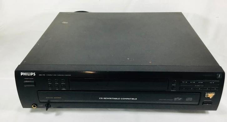 Philips CDC775 CD speler wisselaar, Audio, Tv en Foto, Cd-spelers, Gebruikt, Philips, Wisselaar, Verzenden