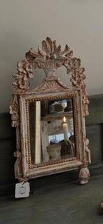 Antieke franse spiegel, Antiek en Kunst, Antiek | Spiegels, Ophalen of Verzenden, Rechthoekig, Minder dan 50 cm, Minder dan 100 cm