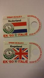 EK 80 1980 Italie stickers jonge jenever voetbal vintage, Ophalen of Verzenden, Gebruikt, Sport