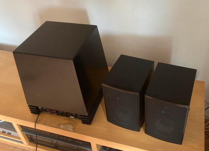 Jamo Studio Monitors met Subwoofer, Audio, Tv en Foto, Luidsprekers, Zo goed als nieuw, Front, Rear of Stereo speakers, 60 tot 120 watt