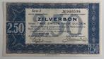 2 1/2  gulden zilverbon 1938 UNC 1e type - Mev.13-1a serie Z, Postzegels en Munten, Bankbiljetten | Nederland, Verzenden, 2½ gulden