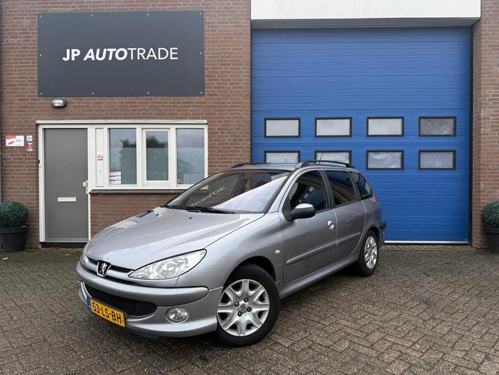 Peugeot 206 SW 1.6-16V XS 110 PK | Nieuwe APK | Distributie, Auto's, Peugeot, Bedrijf, Te koop, Airbags, Airconditioning, Alarm