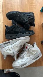 Air Jordan 4 oreo + black cat (Nep), Gedragen, Ophalen of Verzenden, Sneakers of Gympen, Nike Jordan