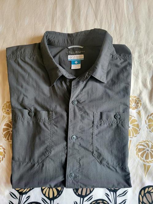 Super mooi, origineel, antracietgrijs Columbia overhemd, XL, Kleding | Heren, Overhemden, Zo goed als nieuw, Halswijdte 43/44 (XL)