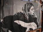 Vlag Kurt Cobain Nirvana 75x100cm, Ophalen of Verzenden, Zo goed als nieuw