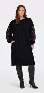 Zwarte sweatdress Carelle van Only Carmakoma 
Maat 54 XL, Kleding | Dames, Grote Maten, O, O, Nieuw, Ophalen of Verzenden