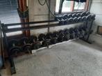 Dumbelrek + dumbels, Sport en Fitness, Ophalen, Gebruikt, Dumbbell