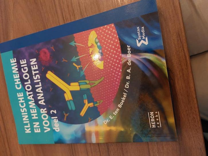 Clinische chemie en hematologie voor analisten deel 2, Boeken, Techniek, Zo goed als nieuw, Bouwkunde, Ophalen of Verzenden