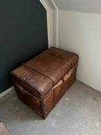 Oude hutkoffer/ scheepskist, Huis en Inrichting, Woonaccessoires | Kisten, Ophalen, Zo goed als nieuw, Minder dan 50 cm