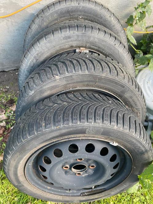 Suzuki Alto 4x100 velgen winterbanden, Auto diversen, Auto-accessoires, Gebruikt, Ophalen