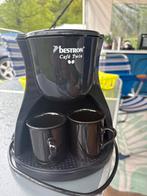 Bestron Café Twin - camping koffiezetapparaat DUO, Witgoed en Apparatuur, Koffiezetapparaten, Ophalen of Verzenden, Zo goed als nieuw