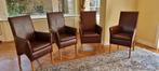 Set van 4 eetkamerstoelen, Huis en Inrichting, Fauteuils, Ophalen, Gebruikt