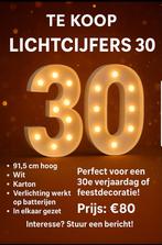 Te koop! Lichtcijfers 30 nieuw, Ophalen of Verzenden, Zo goed als nieuw, Geboorte of Huwelijk