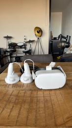 Meta Oculus Quest 2 128 GB met link kabel, Ophalen of Verzenden, Zo goed als nieuw, VR-bril, Overige platformen