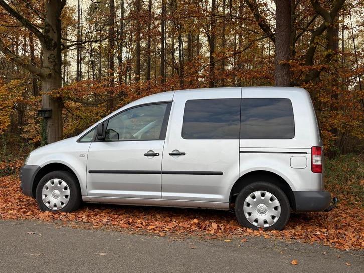 Volkswagen Caddy 1.6 Life 75KW Combi 2007 Grijs, Auto's, Bestelauto's, Particulier, ABS, Airbags, Airconditioning, Centrale vergrendeling