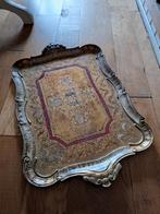Groot brocant dienblad, Huis en Inrichting, Woonaccessoires | Dienbladen, Ophalen, Zo goed als nieuw